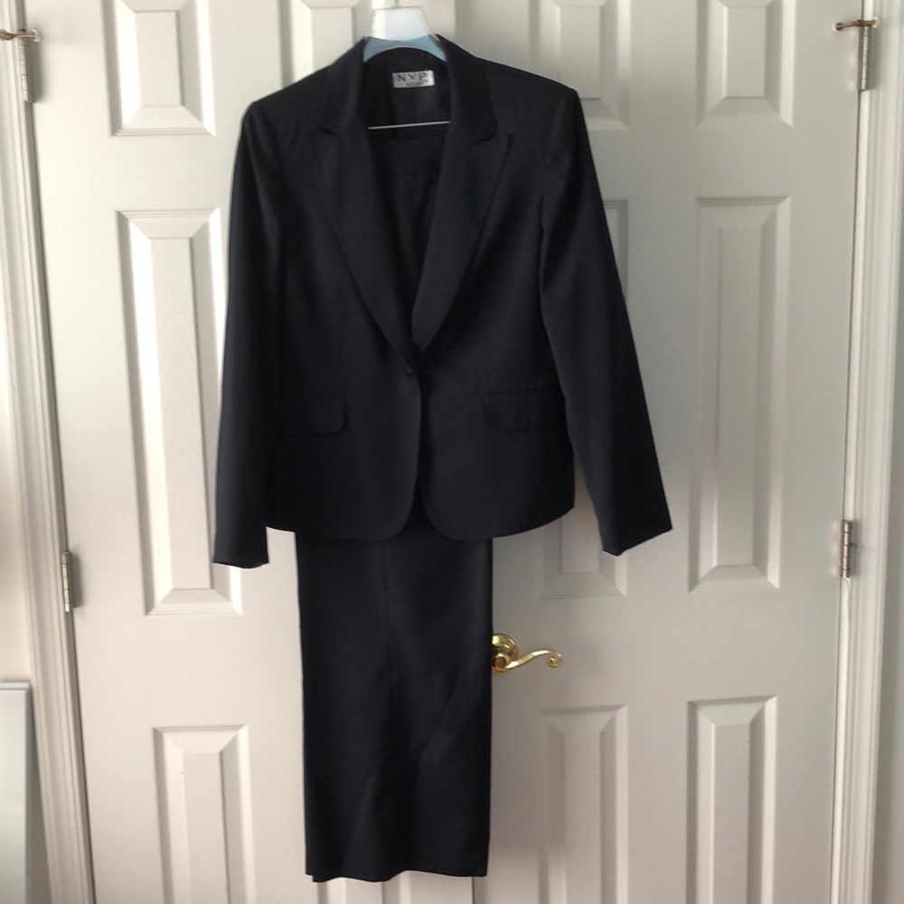 Navy blue pant suit size 16